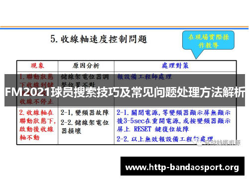 FM2021球员搜索技巧及常见问题处理方法解析 FM2021球员搜索技巧及常见问题处理方法解析