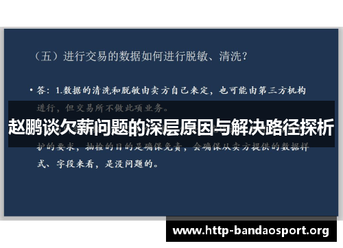 赵鹏谈欠薪问题的深层原因与解决路径探析 赵鹏谈欠薪问题的深层原因与解决路径探析
